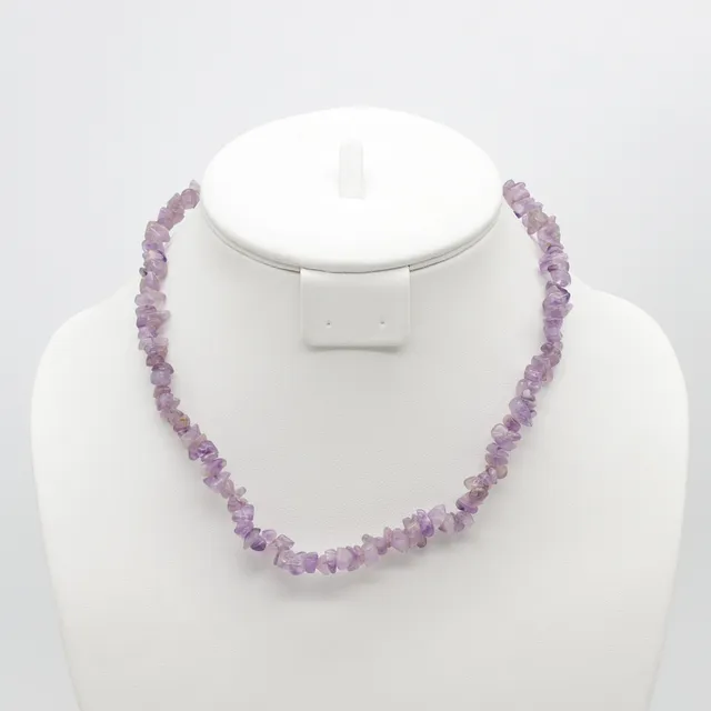 AMETHYST EDELSTEIN COLLIER MIT MAGNETVERSCHLUSS.
