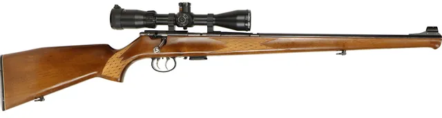 KULGEVÄR, fabrikat Anschütz, modell 1518, kaliber .22WMR, tillv.nr 1397691, se-nr SE0733349.
