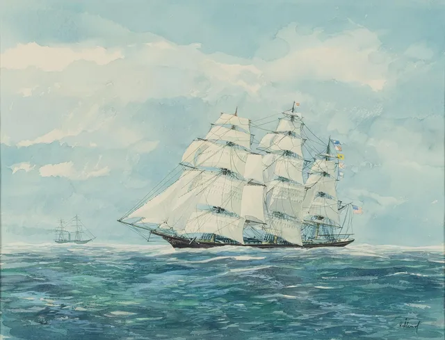 Ulf Ålund, Amerikansk clipper för fulla segel.