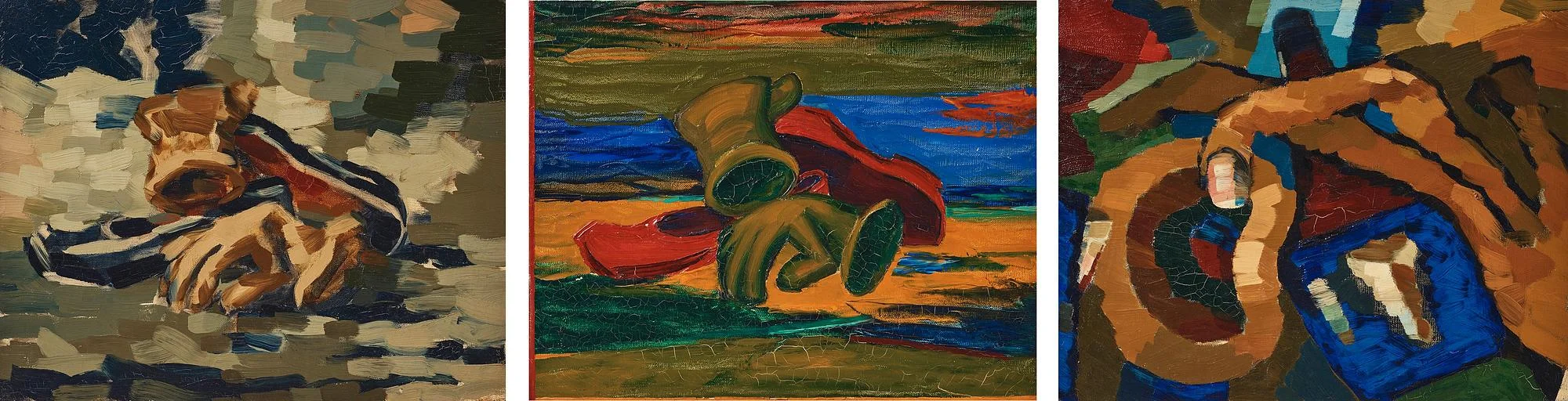 Gunnar Löberg, "Handskar och galoscher I, II, III". — Bukowskis
