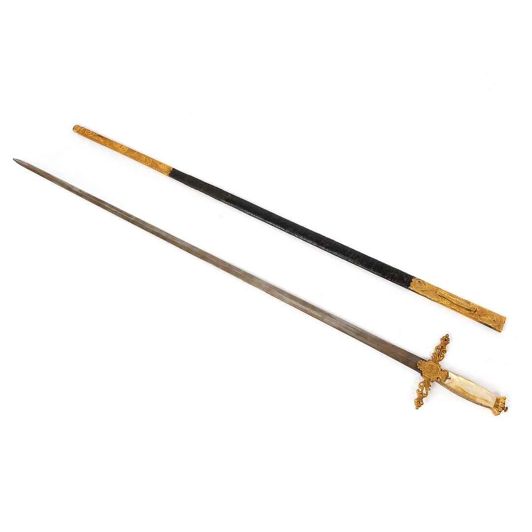 AMBETSMANNAVÄRJA. Sverige, 1800-tal. — Edged weapons — Stockholms Auktionsverk Göteborg