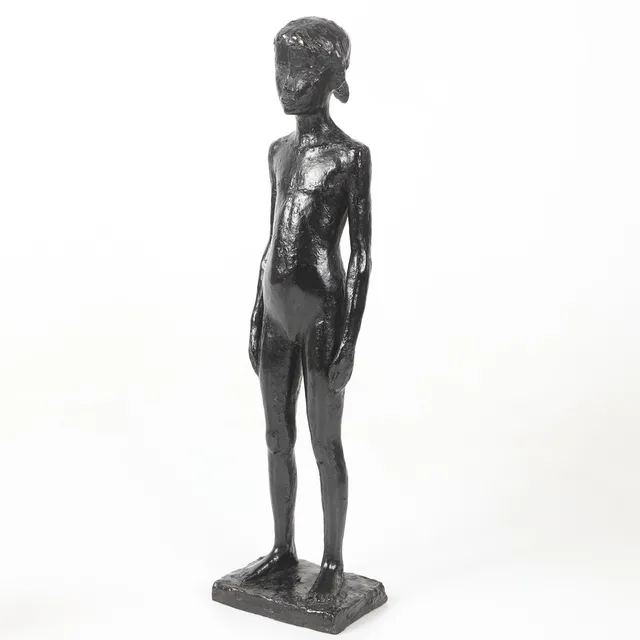 GUNNAR NILSSON. Skulptur, "Le Petite Moineau", brons.