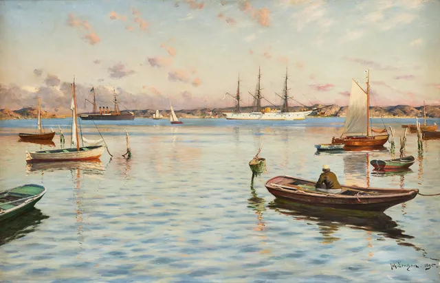 JOHAN ERICSON. Harbour motifs from the West Coast.