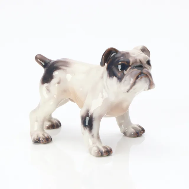DAHL JENSEN, FIGURIN. Porslin. Bulldogg. Nr 1135.
