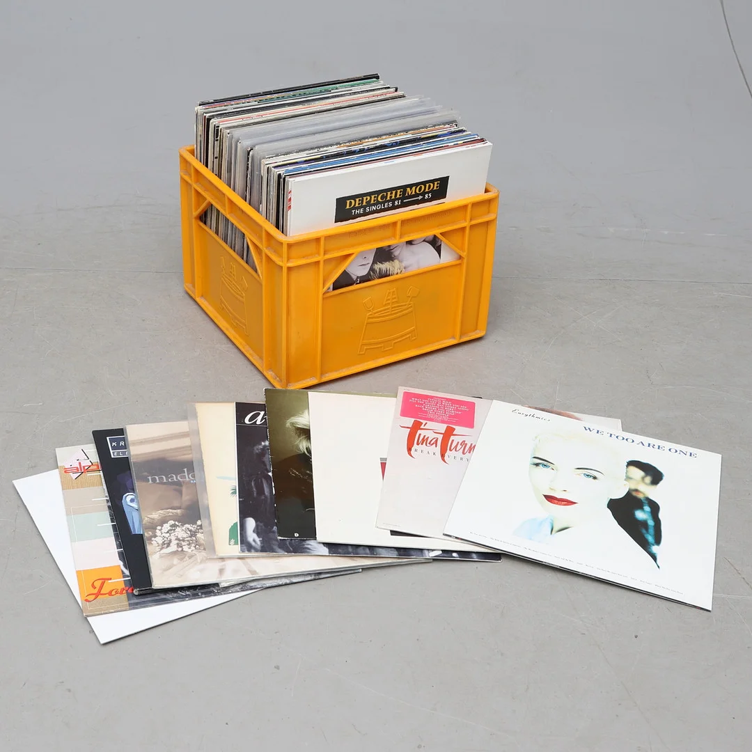 LP-SKIVOR, parti, blandade titlar, mestadels pop bland annat Michael Jackson, Abba och Roxette, 1900-tal. — Audio, Vinyl & Hi-Fi — Gomér & Andersson Norrköping