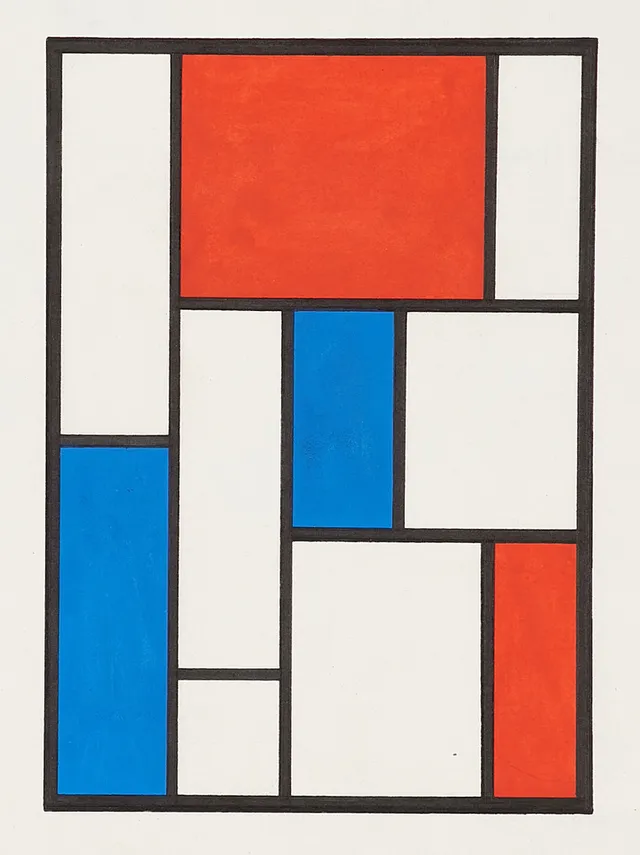 BIRGER ALSIÖ (1941-2021). "Planform IX", signerad och daterad -71, gouache.