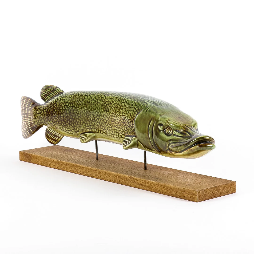 SVEN WEJSFELT. Skulptur, glaserat stengods "Gädda" ur serien "Stim", Gustavsberg. — European — Karlstad Hammarö Auktionsverk