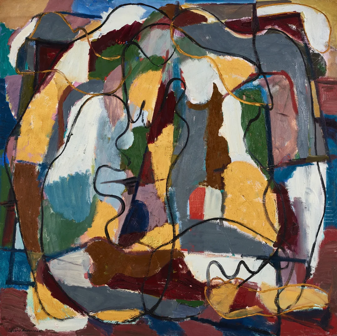 EDVARD ANDERSSON. Utan titel. — Paintings — Stockholms Auktionsverk Magasin 5