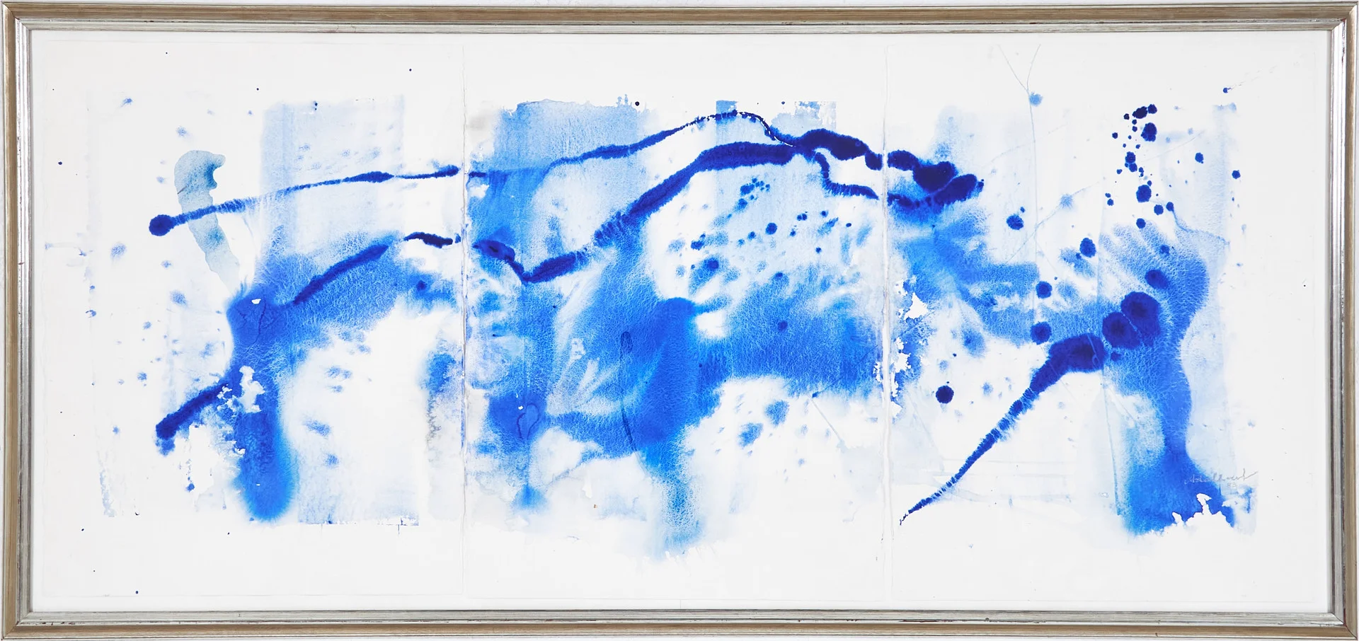 PER ADALBERT (FÖDD 1953). Komposition, triptyk, akvarell. — Paintings — Stockholms Auktionsverk Magasin 5