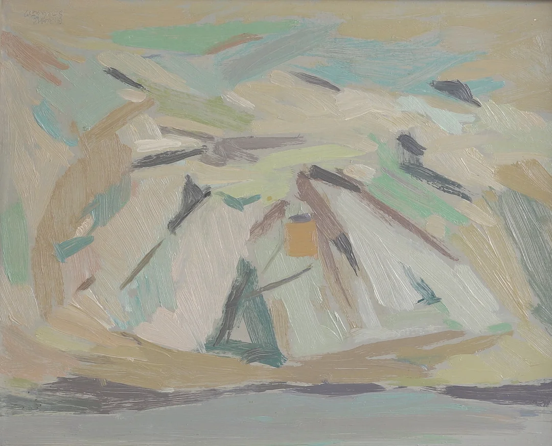 BIRGER STRÅÅT. Olja på pannå, signerad. — Paintings — RA Auktionsverket Norrköping