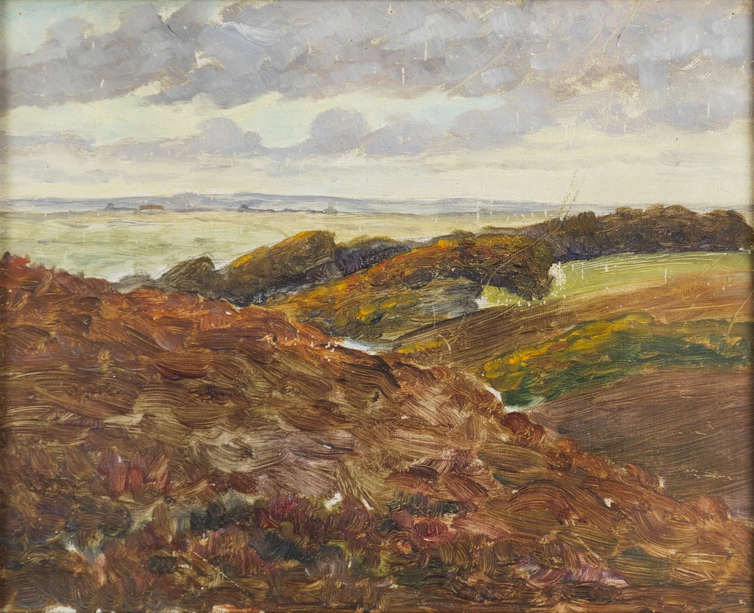 OIDENTIFIERAD KONSTNÄR. olja på pannå, ej signerad. — Paintings — Karljohan Auktioner