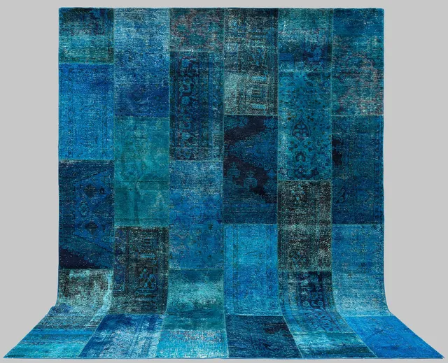 MATTA, Carpet patchwork vintage. Ca. 403 x 303 cm.