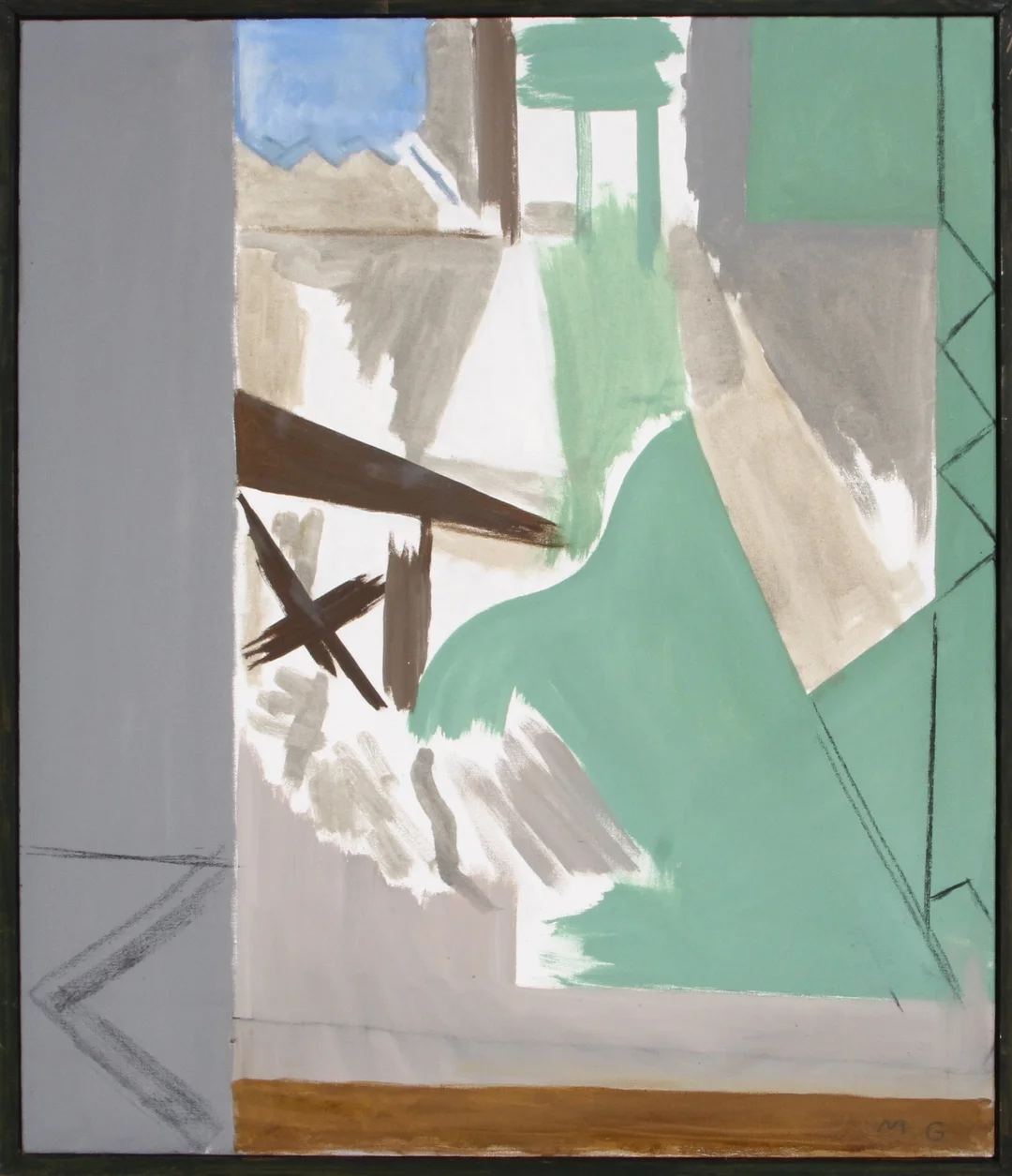 Mogens Gissel. Composition — Paintings and sculptures/Modern pictorial arts — Lauritz