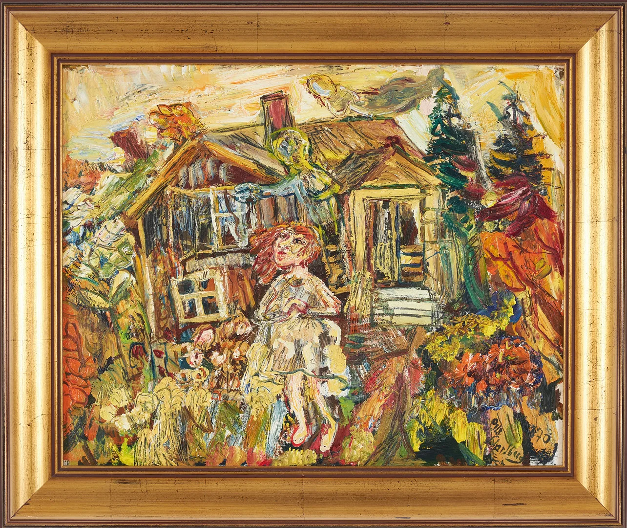 OLLE NORDBERG. Figurkomposition, olja på pannå, signerad samt daterad 70. — Paintings — Stockholms Auktionsverk Sickla