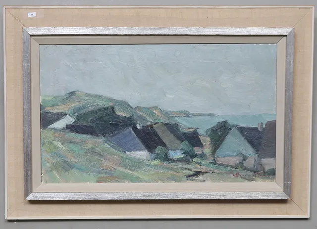 CARL BERNDTSSON. Olja på duk, signerad.