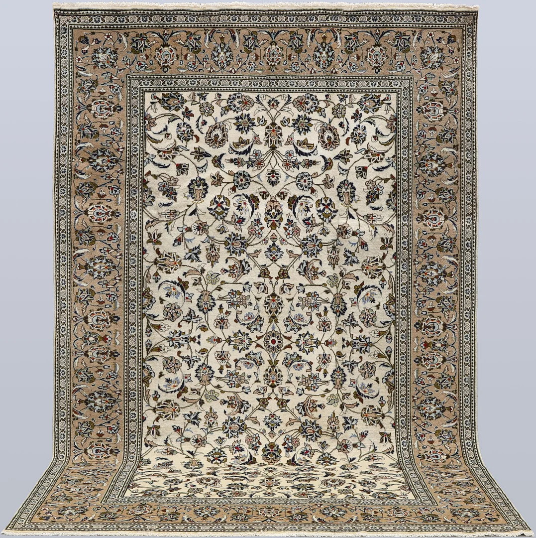 MATTA. Ljus Keshan, 310 x 200 cm. — Oriental Carpets & Textiles — Södermanlands Auktionsverk