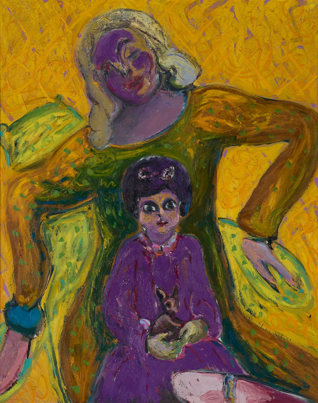 Carlsen, Bjørn — Mor og barn — Kunst/Maleri — Blomqvist