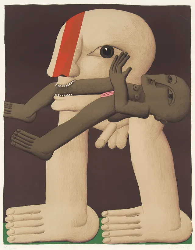 Antes, Horst — "Figur Menschenfresser" 1971