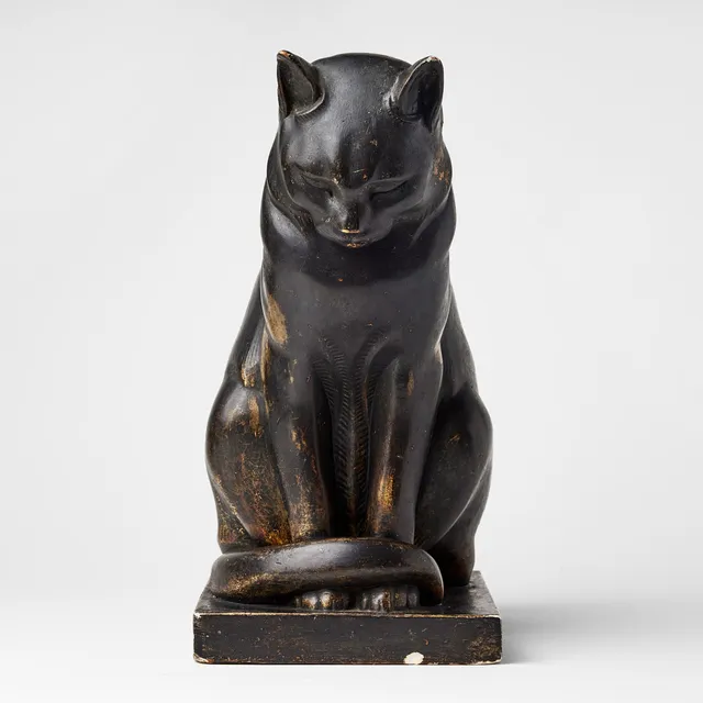 ANDERS JÖNSSON (1883-1965). "Jönssons katt"/"Sittande katt".