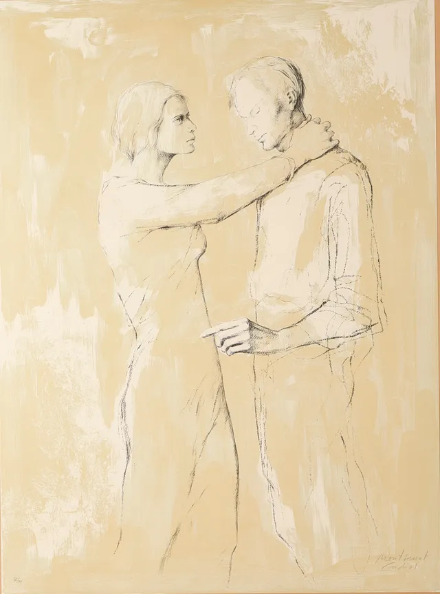 MONTSERRAT GUDIOL. Pareja.