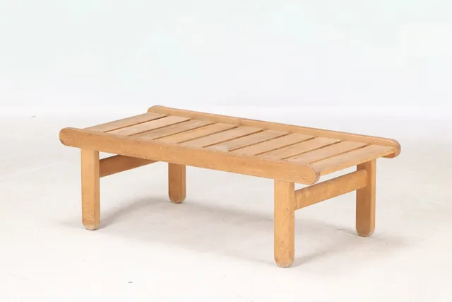 Bernt Pedersen. Bench, solid oak