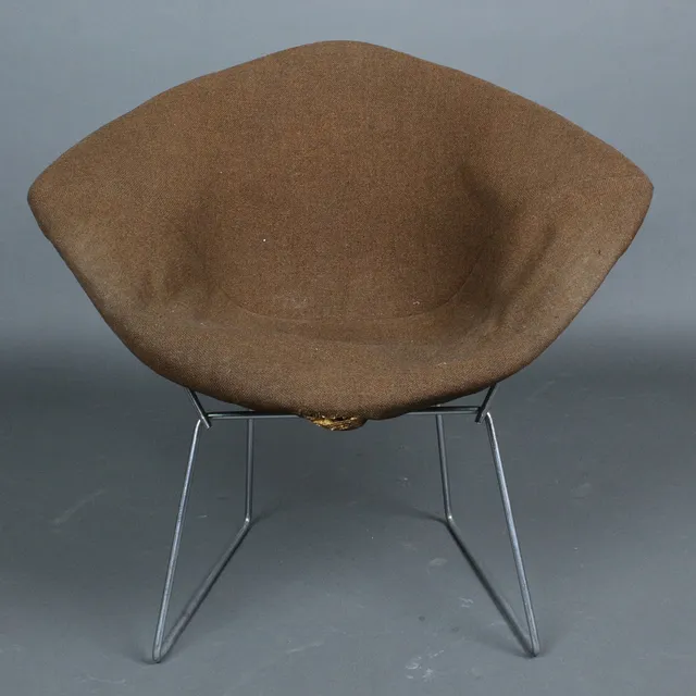 HARRY BERTOIA. Knoll International. Sessel / Lounge Chair, Modell 'Diamond Chair', Entwurf von 1952.