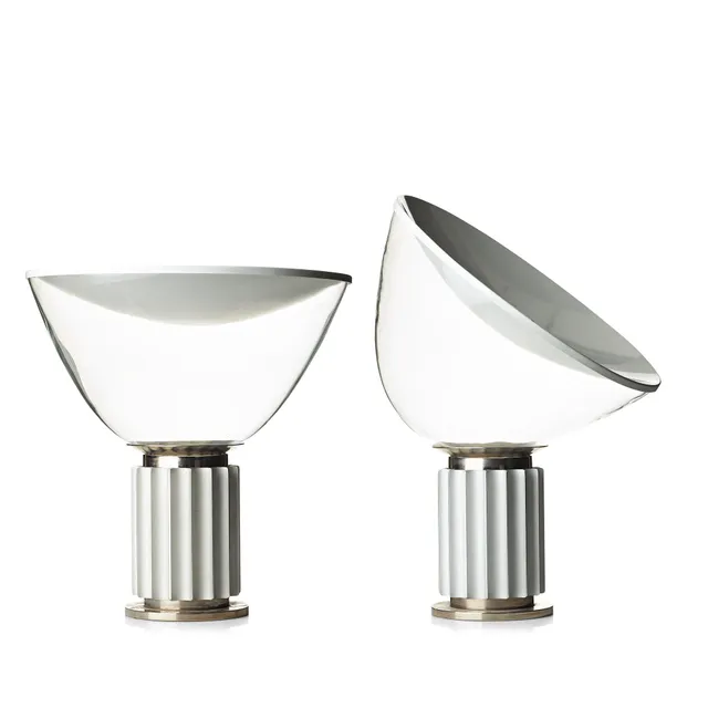 Achille Castiglioni, & Pier Giacomo, bordslampor 1 par, "Taccia", Flos, Italien 1960-70-tal.
