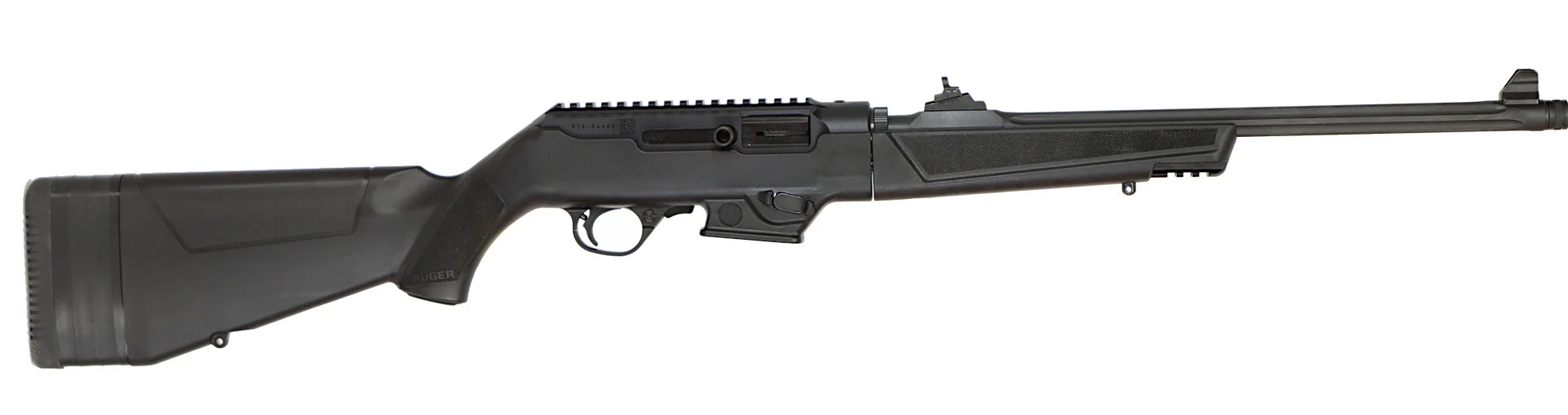KULGEVÄR, Halvautomatisk, fabrikat Ruger, modell PC Carbine, kaliber 9x19, tillv.nr 914-04469, se-nr SE3483046. — Rifles — Walter Borg