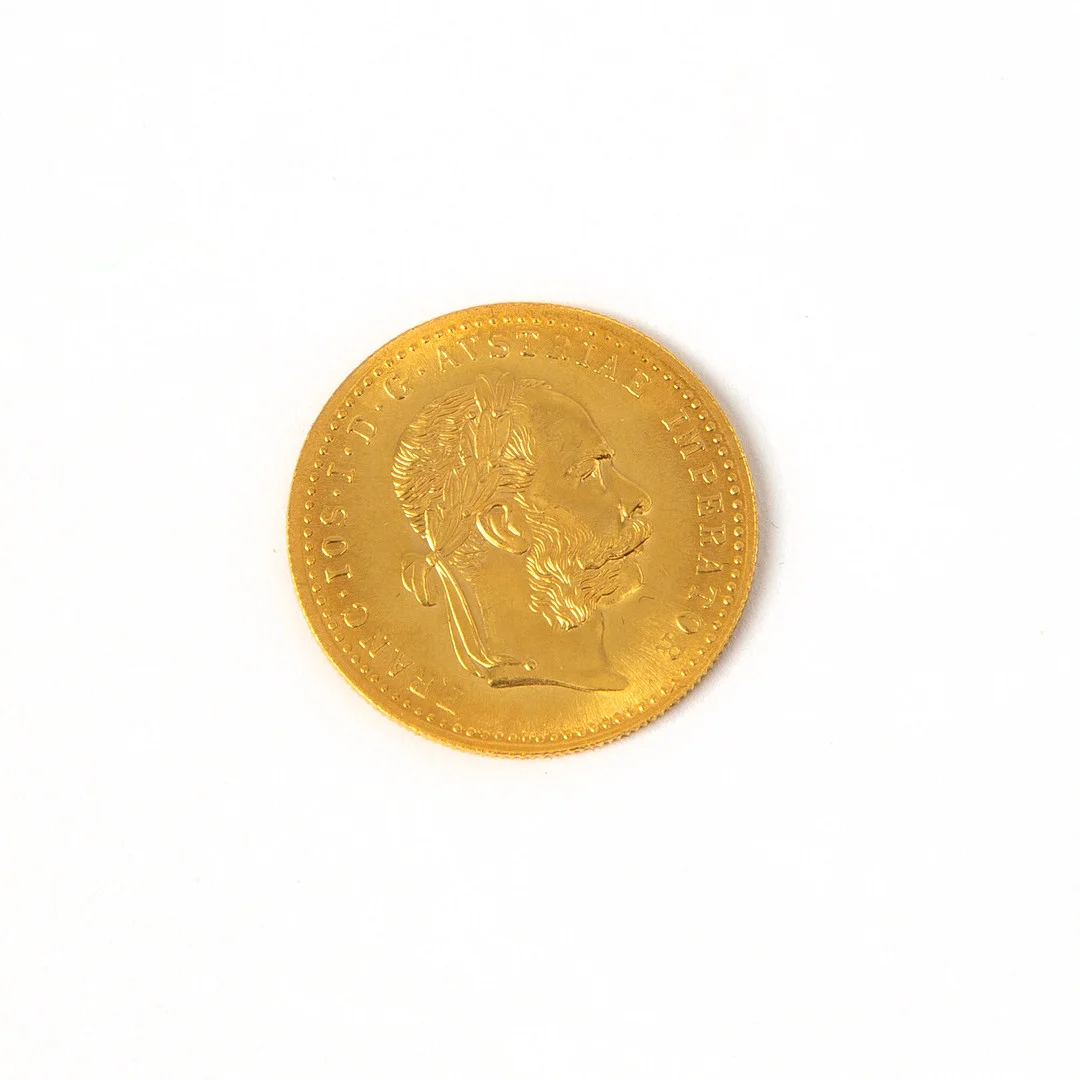 GULDMYNT, 23K, Österrike-Ungern, Franz Joseph 1 Ducat, 1915. — Coins & Banknotes — Stockholms Auktionsverk Göteborg