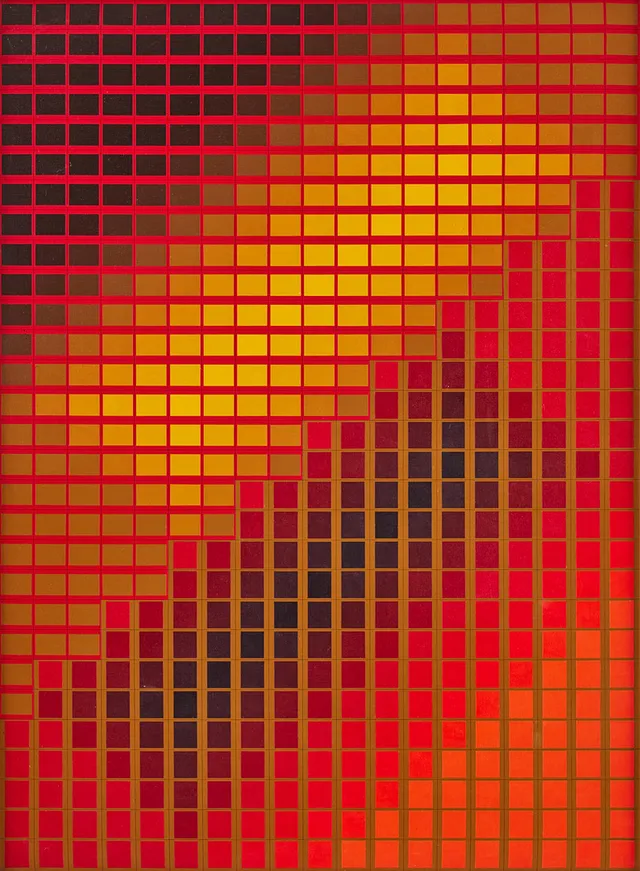 VICTOR VASARELY. “Shreeh”.