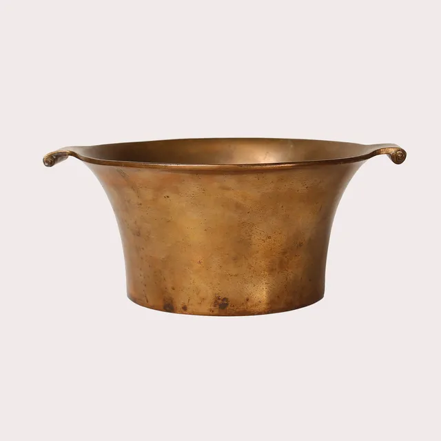 SUNE BÄCKSTRÖM. Skål/ytterfoder, brons, Swedish Grace, modell 9013, signerad, 1920-30-tal.