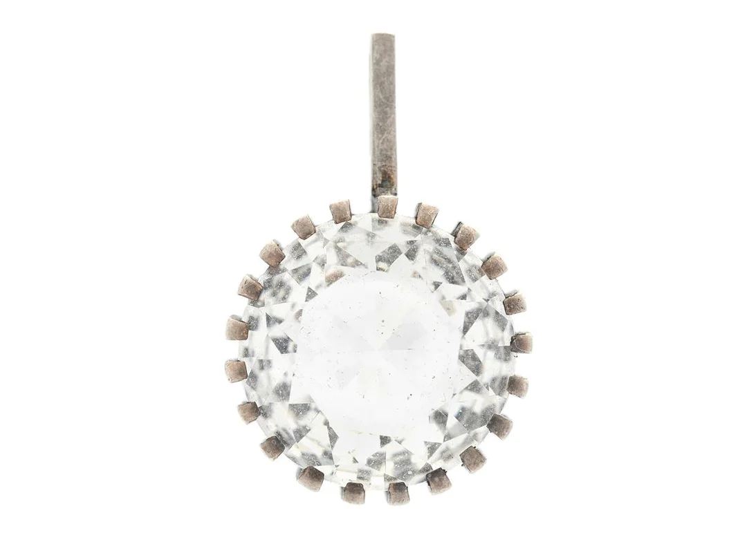 HÄNGE, silver, bergkrsitall, Bengt Hallberg, mått 2,1x3,5 mm, vikt 12,1 g. — Smycken/Hänge — Kaplans
