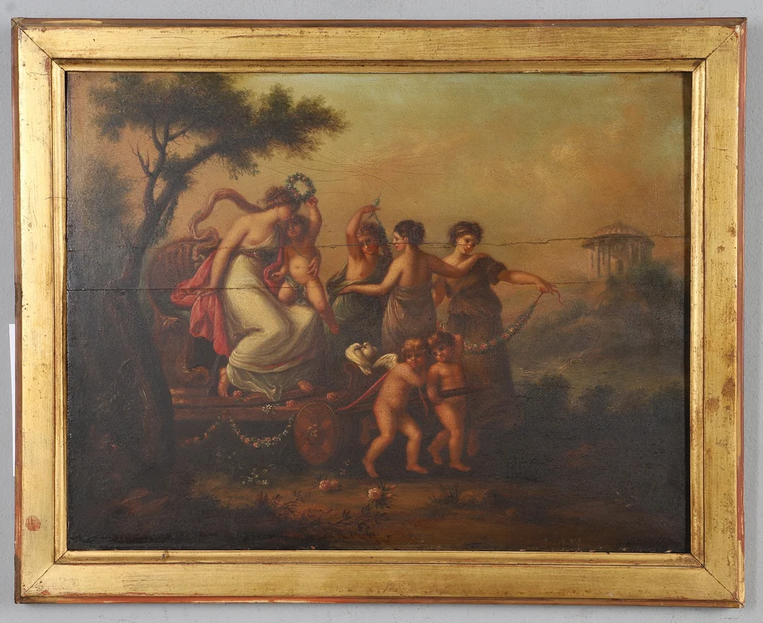 FOLLOWER OF GIOVANNI BATTISTA CIPRIANI (1727-1785). THE CHARIOT OF VENUS. — Paintings — Lawrences Auctioneers