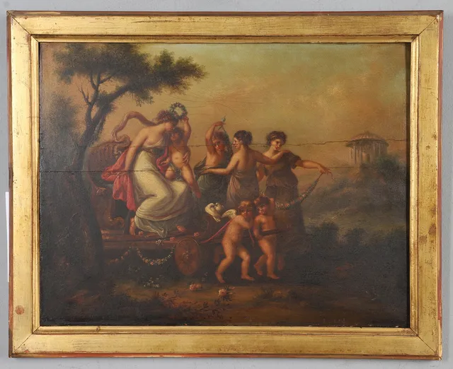 FOLLOWER OF GIOVANNI BATTISTA CIPRIANI (1727-1785). THE CHARIOT OF VENUS.