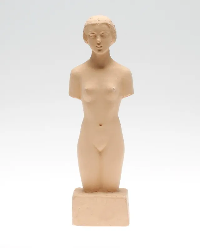 CARIN NILSON(1884-1973). Skulptur, gips, signerad.