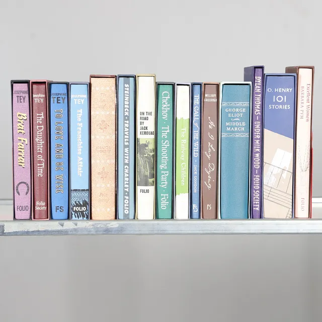FOLIO SOCIETY. A COLLECTION OF FIFTEEN FOLIO SOCIETY HARDBACK BOOKS IN SLIPCASES.