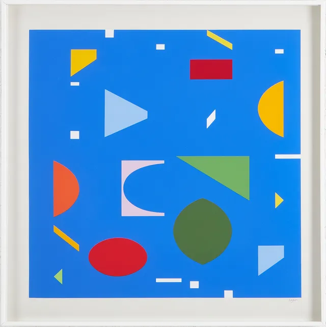 YAACOV AGAM (ISRAEL, FÖDD 1928). Konkreta kompositioner, (4) färgserigrafier, signerade.