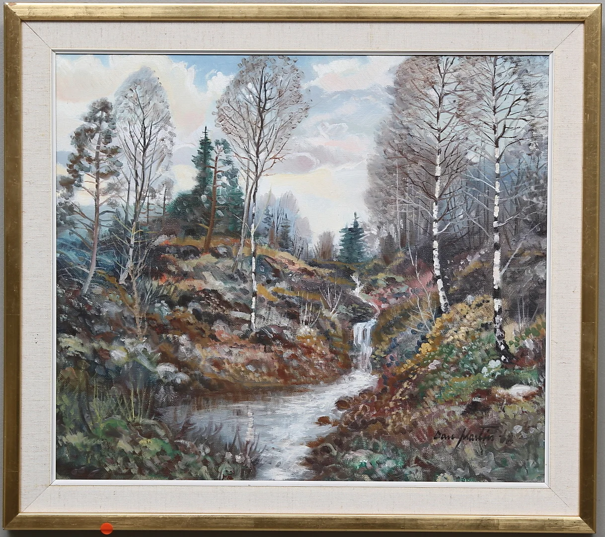 DAN MARTIN MASELL. Olja på duk. Signerad och daterad -68. — Paintings — Gomér & Andersson Linköping