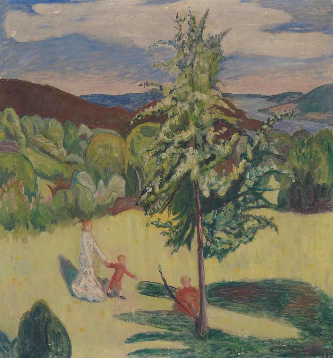 Thygesen, Rudolph — "Junisol" 1911 — Kunst/Maleri — Blomqvist