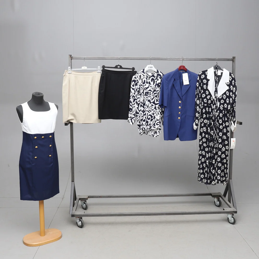 KLÄDER, 6 st, bla Yves Saint Laurent, Guy Laroche, Frank Usher, Bernd Berger. — Vintage & Designer Fashion — Gomér & Andersson Norrköping
