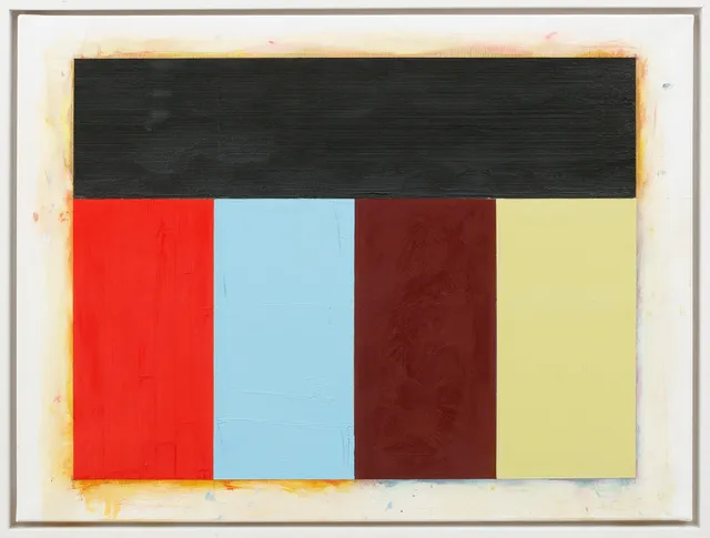 PETER HAHNE. "Polychromos I", olja på duk, signerad och daterad 2007 a tergo.