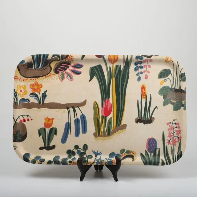 JOSEF FRANK. Serveringsbricka, "Primavera", Firma Svenskt Tenn.
