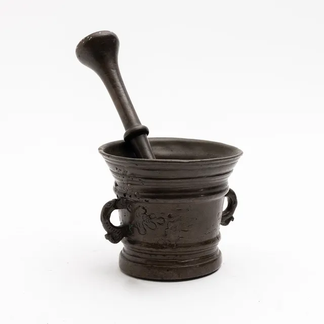 MORTEL MED STÖT, brons, 1700-tal.