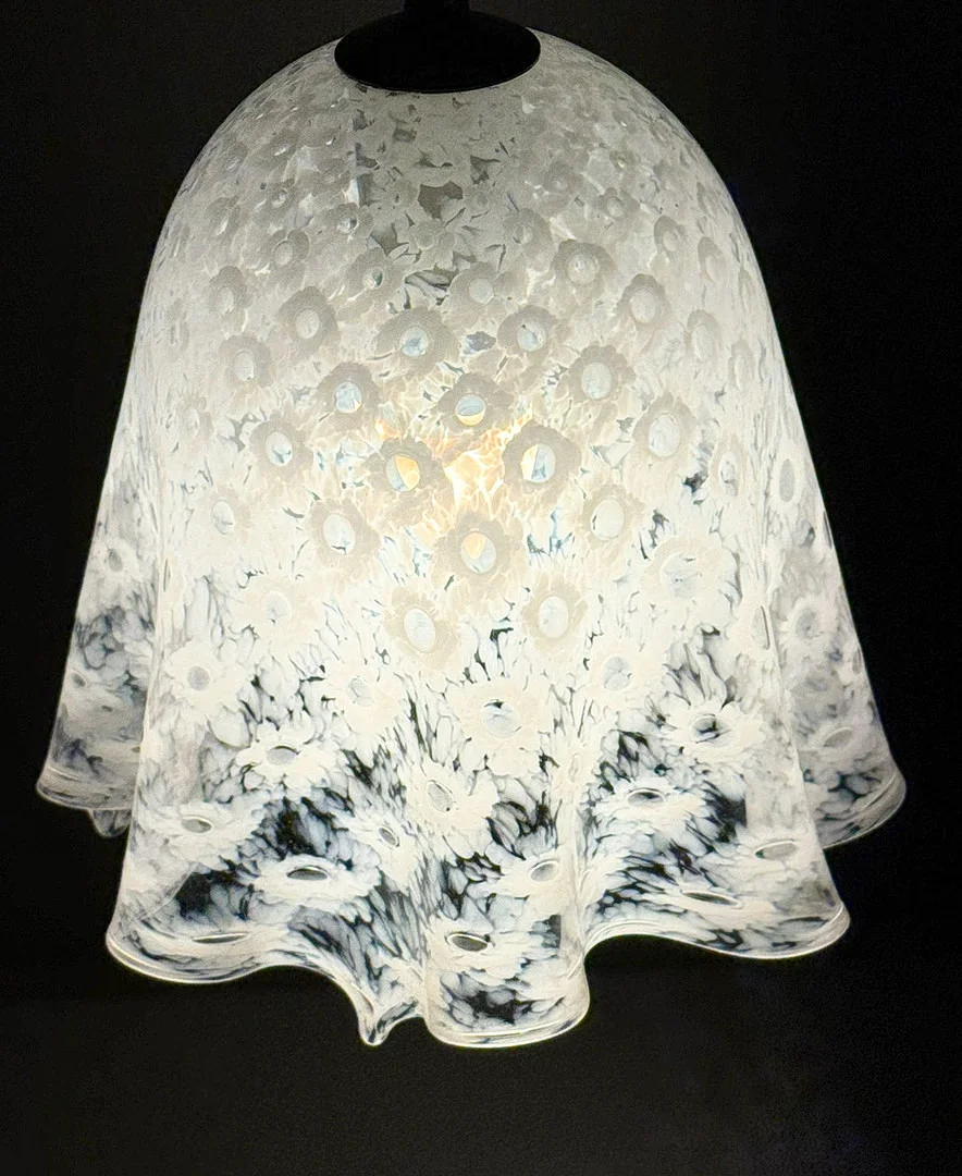 PAOLO VENINI. Mid Century Deckenlampe 'Fazzoletto', Muranoglas, La Murrina, Italien, 1970er Jahre. — Ceiling lights — Stockholms Auktionsverk Düsseldorf/Neuss