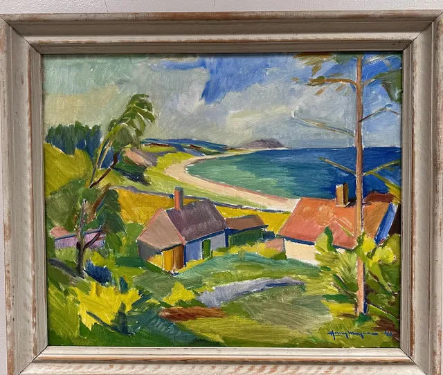 HENRY MAYNE. Olja på duk.