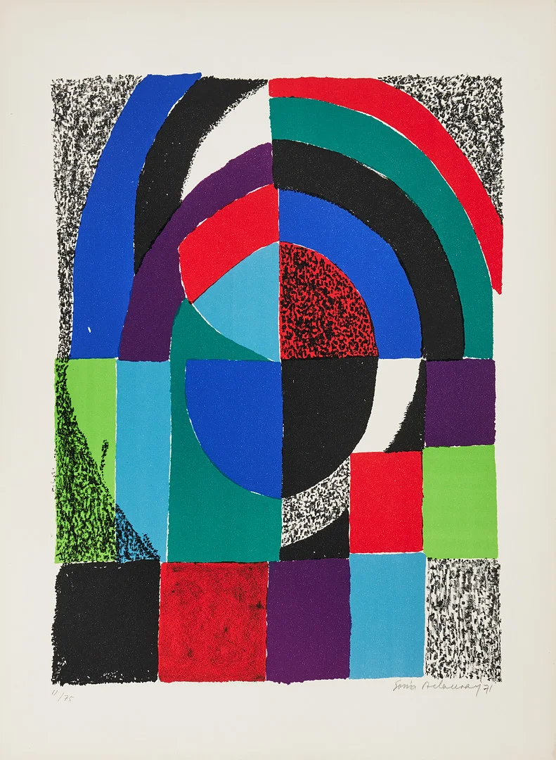 SONIA DELAUNAY. "Cathédrale". — Engravings & Prints — Stockholms Auktionsverk Fine Art