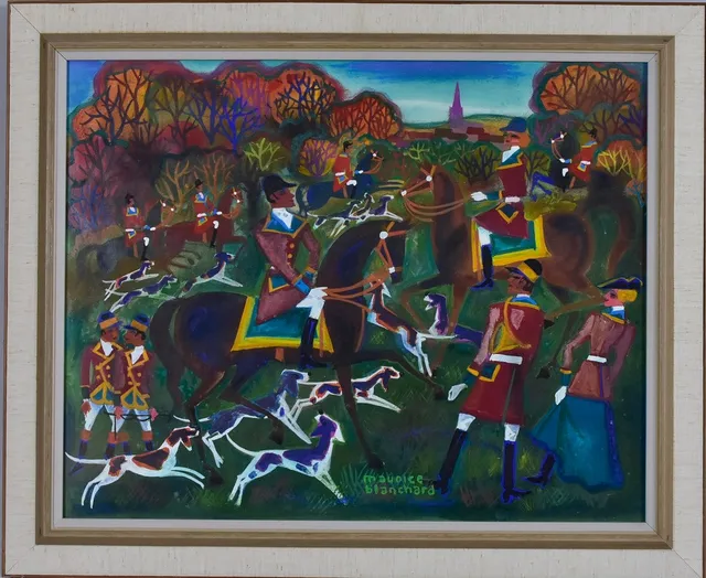 MAURICE BLANCHARD. Gouache.