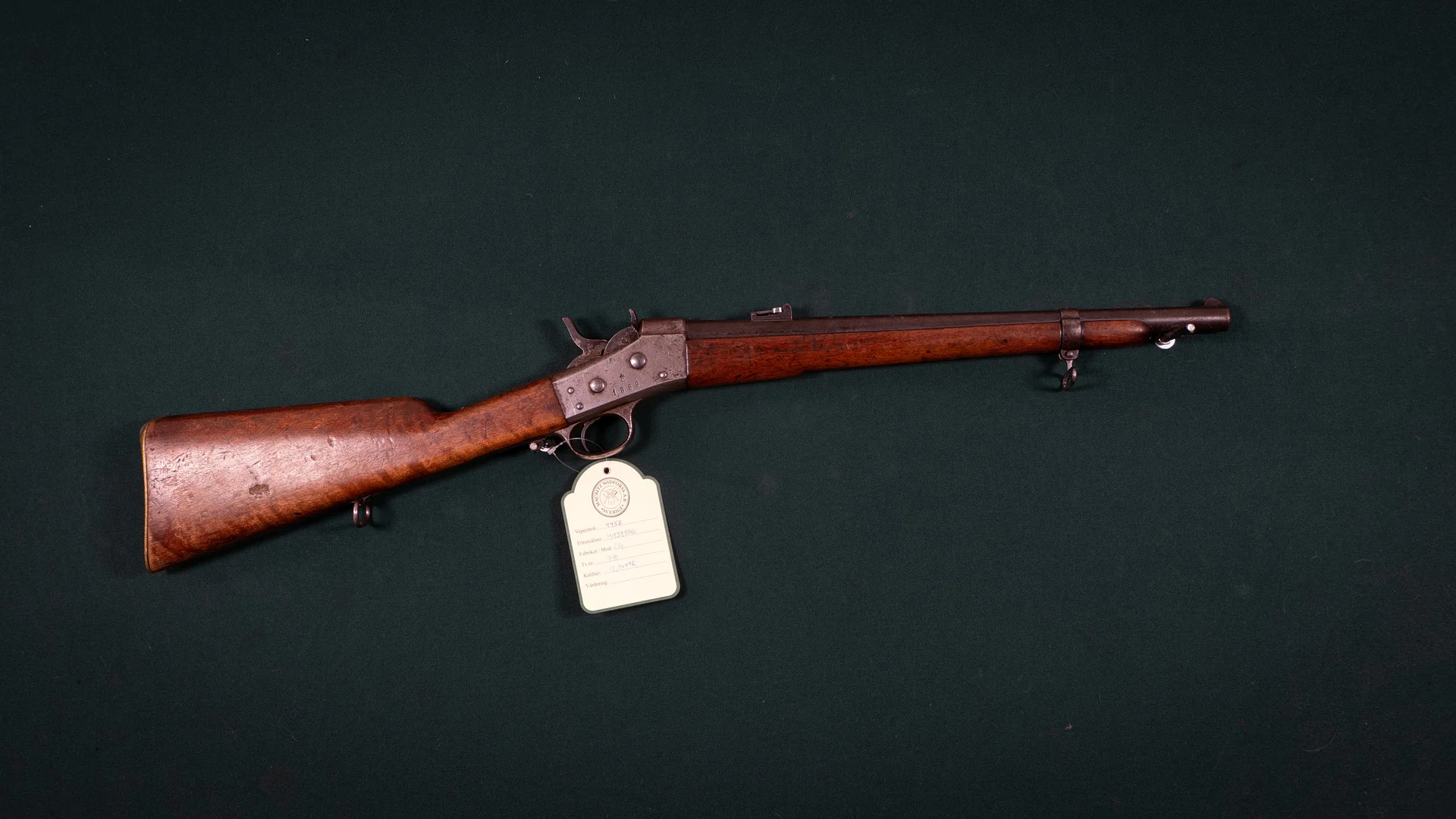 Karbin m/64-68-85 Carl Gustafs stads gevärsfaktori kal. 12,7x44R #791 SE1651456. — Rifles — Mauritz Widforss