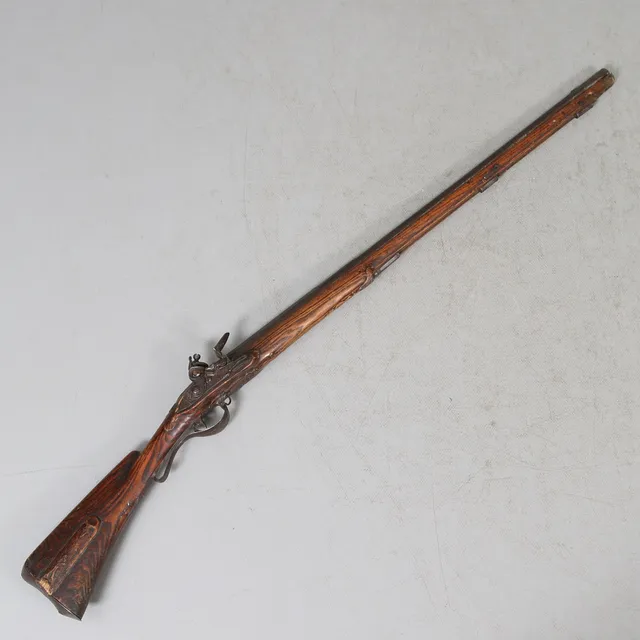 FLINTLÅSGEVÄR, troligen Sverige, 1700-tal.