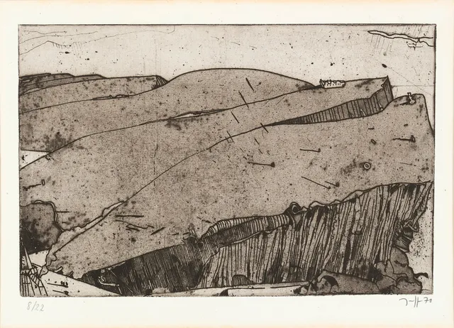 Janssen, Horst — Landskap, 1970